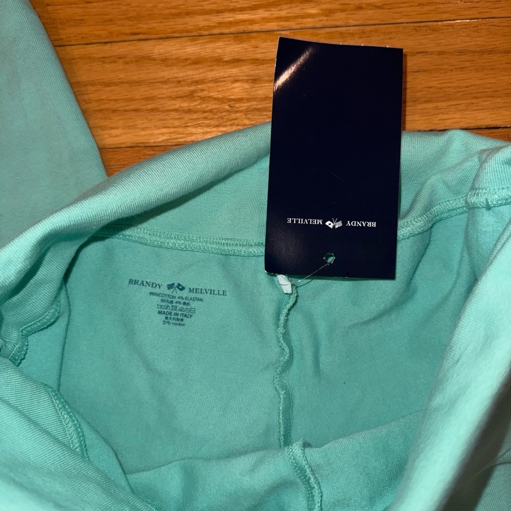 Brandy Melville aqua capri/gaucho - Picture 2 of 3
